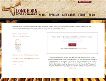Tablet Screenshot of longhornsurvey.com